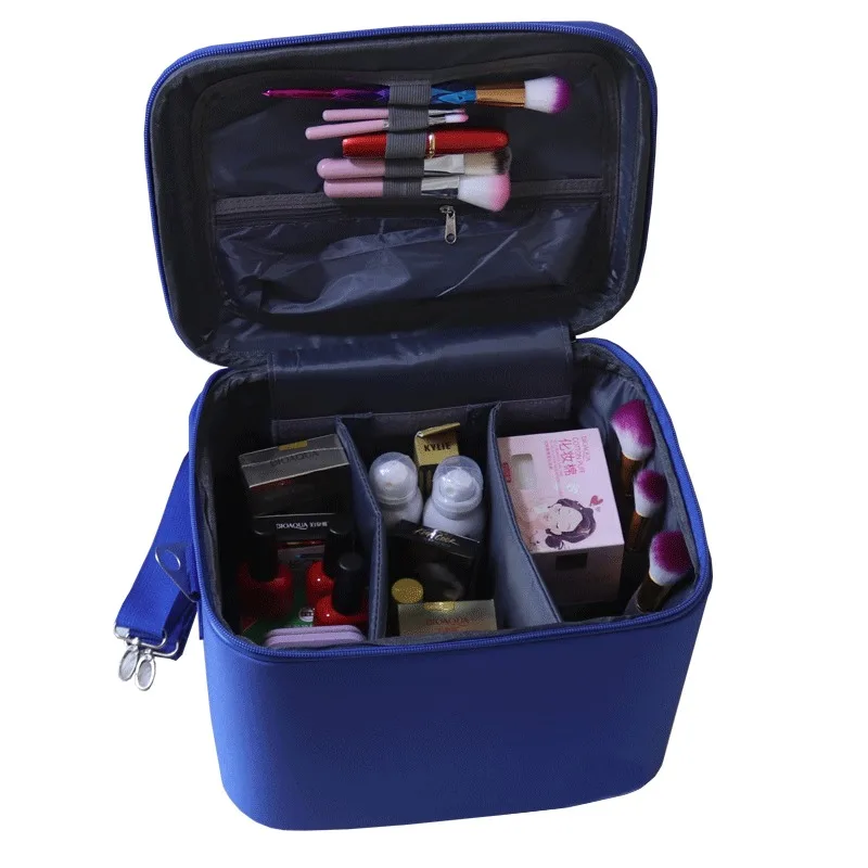 Barrel Shaped Women Cosmetic Bag Make Up Bag, Wash Kit Bags Makeup