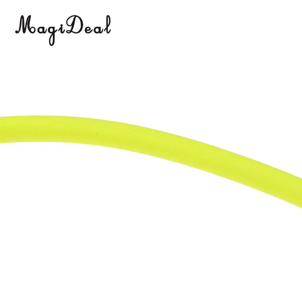 MagiDeal Scuba Diving Dive Silicone Regulator Necklace Holder Accessories 72cm Yellow/62cm Black