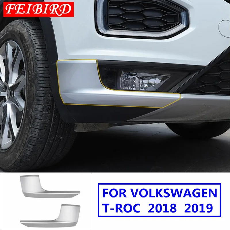 Автомобильные аксессуары для Volkswagen T Roc 2018 2019 передние противотуманные фары ниже