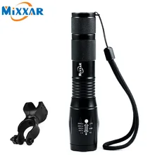 ZK20 CREE XM-L T6 4000LM Waterproof Bicycle Light Torch Zoomable LED Flashlight LED Light Flashlight Lantern With Bike Holder