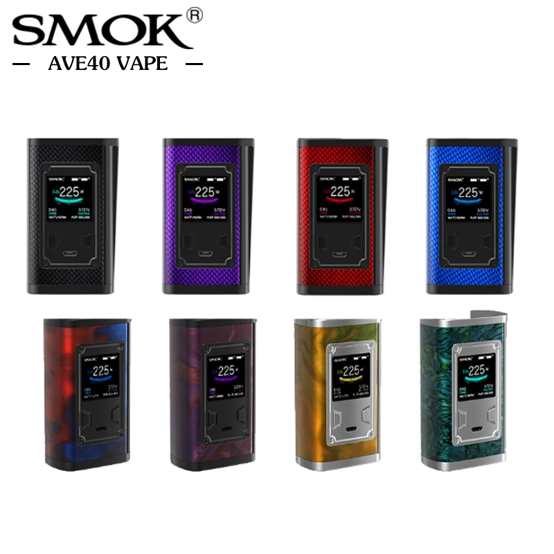 

Original SMOK Majesty Mod 225W Box Mod Carbon Fiber Resin Color TC E Cigarettes for SMOK X-Baby Tank Vaporizer VS Alien Mag Mod