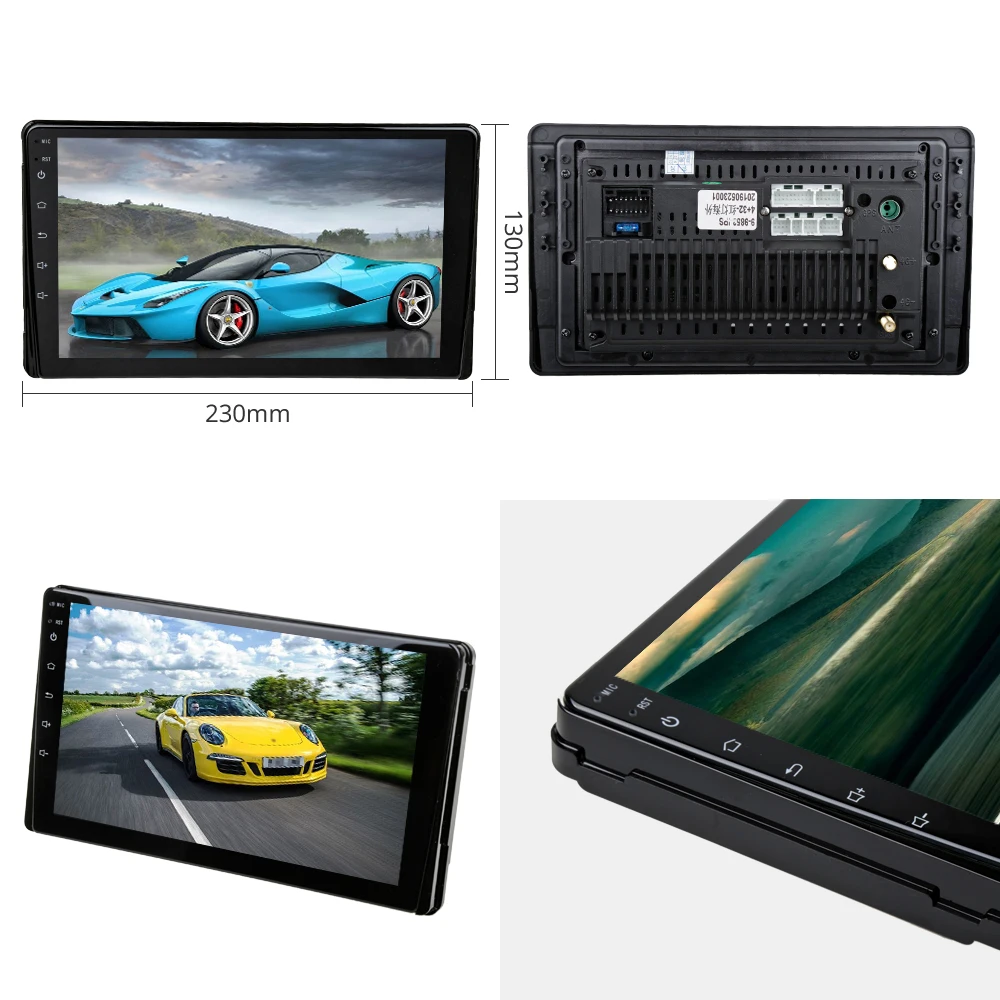 Sinosmart Android 8,1 ips/QLED 2.5D экран автомобильный gps радио навигационный плеер для Toyota Corolla Prius Sienna fortuner