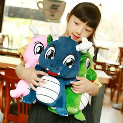 Супер милый каваи плюшевый динозавр куклы и мягкие животные держать подушку для детей мальчиков девочек классические игрушки подарок