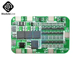 6 s 15A 24 В PCB защиты БМС доска для 6 упак. 18650 литий-ионный Батарея ячейки модуль новое поступление