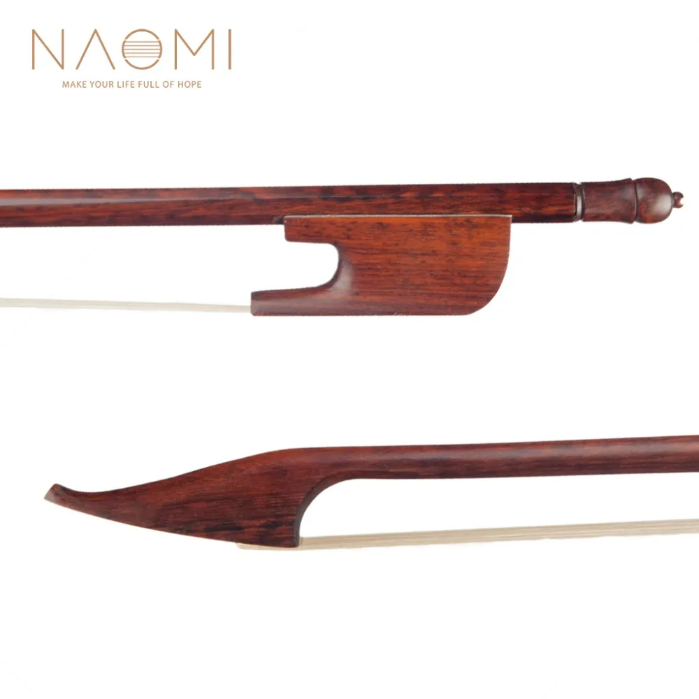 New top professional snakewood baroque cello bows 4/4 snakewood frog 