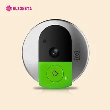 ELZONETA D01 HD 720P Wireless WiFi Security IP Door Camera Night Vision Two Way Audio Wide Angle Video Doorcam Cam