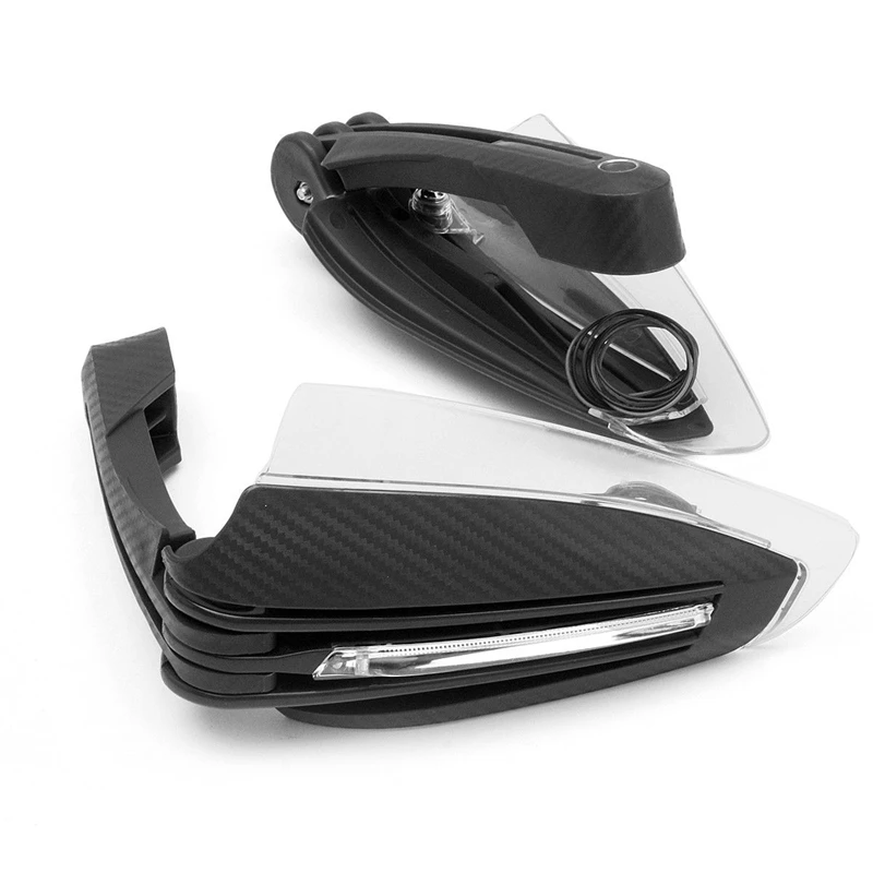 Мотоциклетный руль ручной протектор со светодиодной подсветкой Handguards Led ручная защита универсальные ручные охранники аксессуары для двигателя