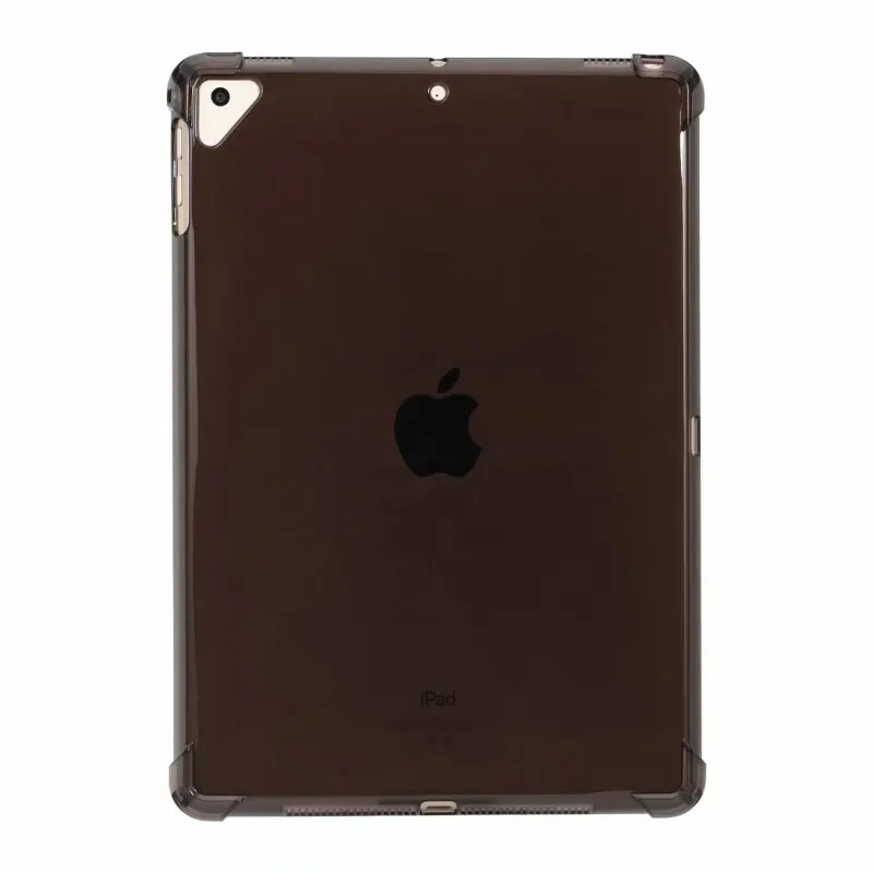 Экологичный Прозрачный ударопрочный чехол для Apple iPad 9,7 Air 1 2 5 6 5th 6th Generation Coque Funda - Цвет: Черный