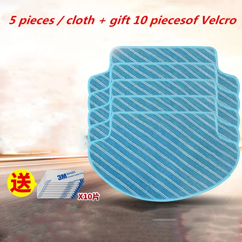 

5PCS Robot Vacuum Cleaner Parts Mopping Cleaning Mop Rag For Ecovacs Deebot DT85/DT83/DM81/DM85/DM86 Mopping Cloth.