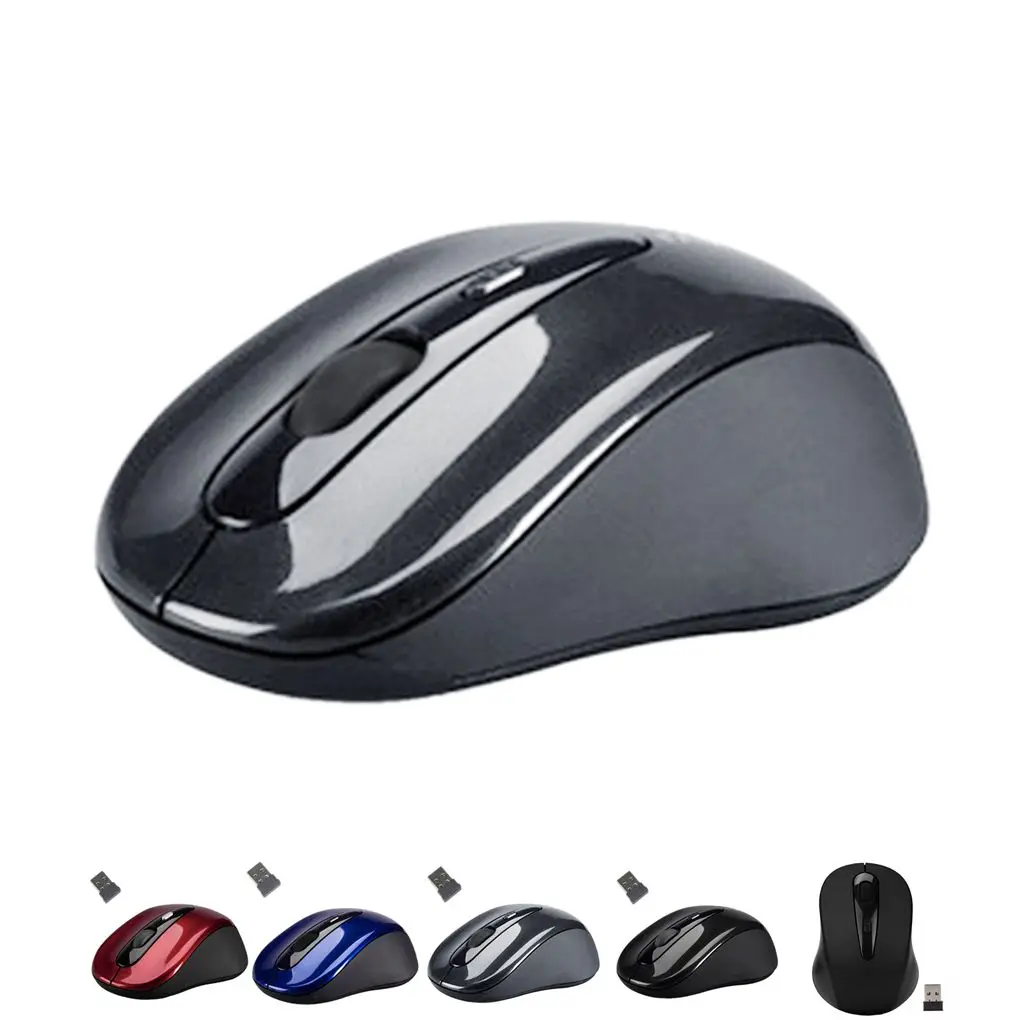 Universal 2.4GHz Wireless Mouse USB Optical Scroll Cordless Mouse for Tablet Laptop Computer Finest