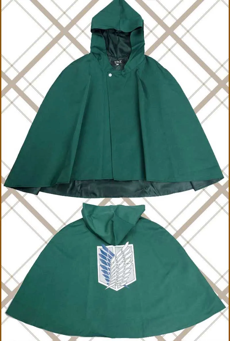 Attack on Titan - Survey Corps Green Cosplay Cloak