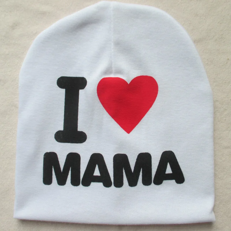 Шапочка для новорожденных; комплект шапок для детей; шапка для мальчиков и девочек с надписью «I LOVE PAPA MAMA»; реквизит для фотосъемки - Цвет: 6