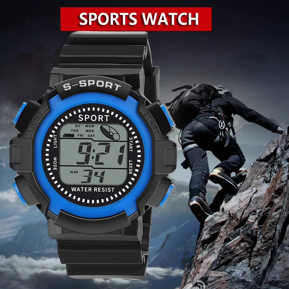 Sports Watch Luxury Men Digital Military Sport LED Waterproof Wrist Watch Relogio Masculino For Gifts