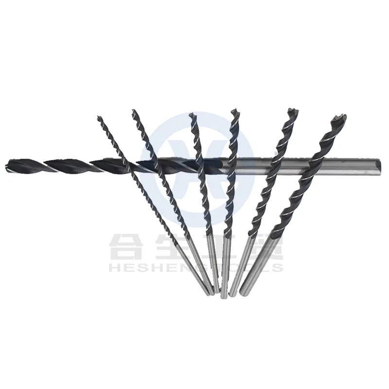 7 Pieces 300mm Extra Long Twist Brad Point Wood Drill Bit Set 4 5 6 7 8 10 12mm Woodworking Drilling Tool