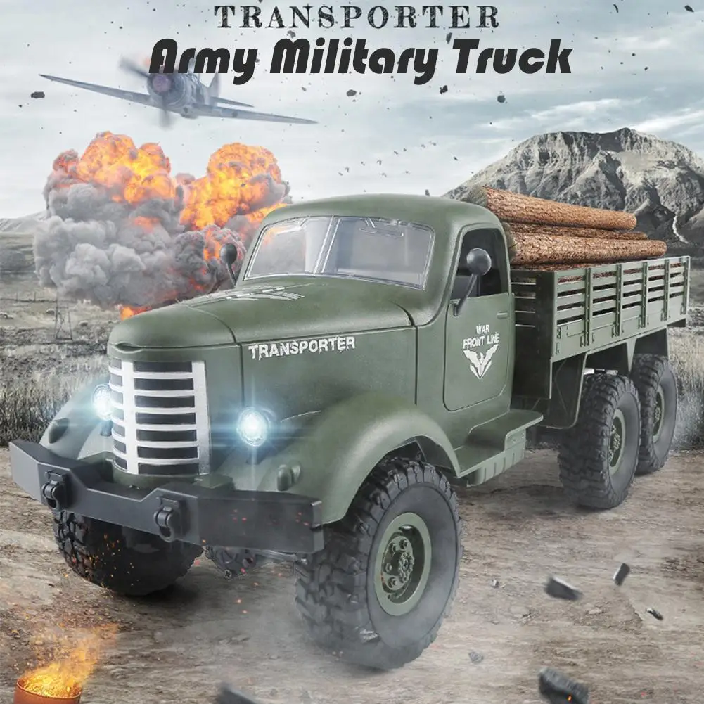

Q60 1:16 Remote Control RC Truck Off-road Military Truck RTR Remote Control Toys Gfit
