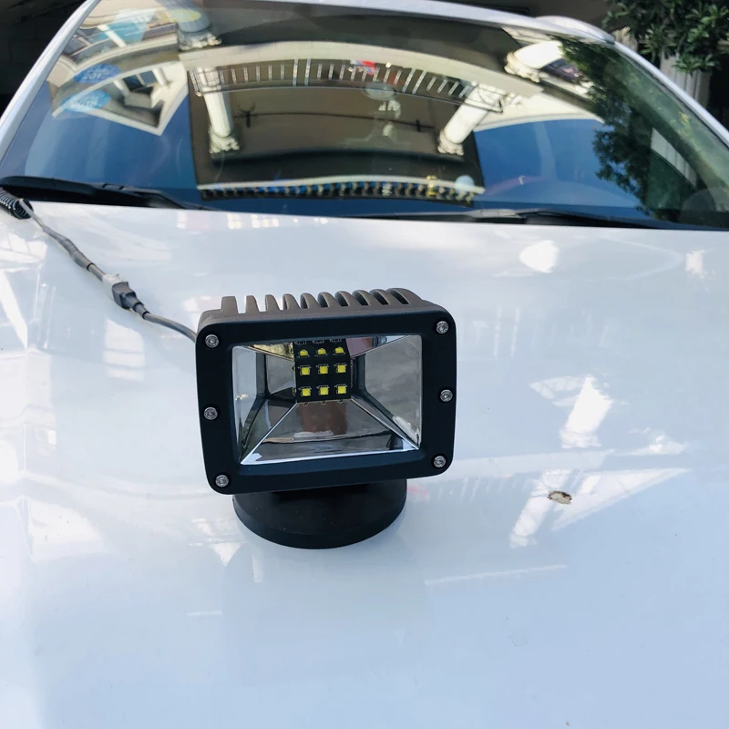 60W High power Led Car headlight Flood Led Offroad driving light 4x4 ATV SUV Crane Forklift Boat