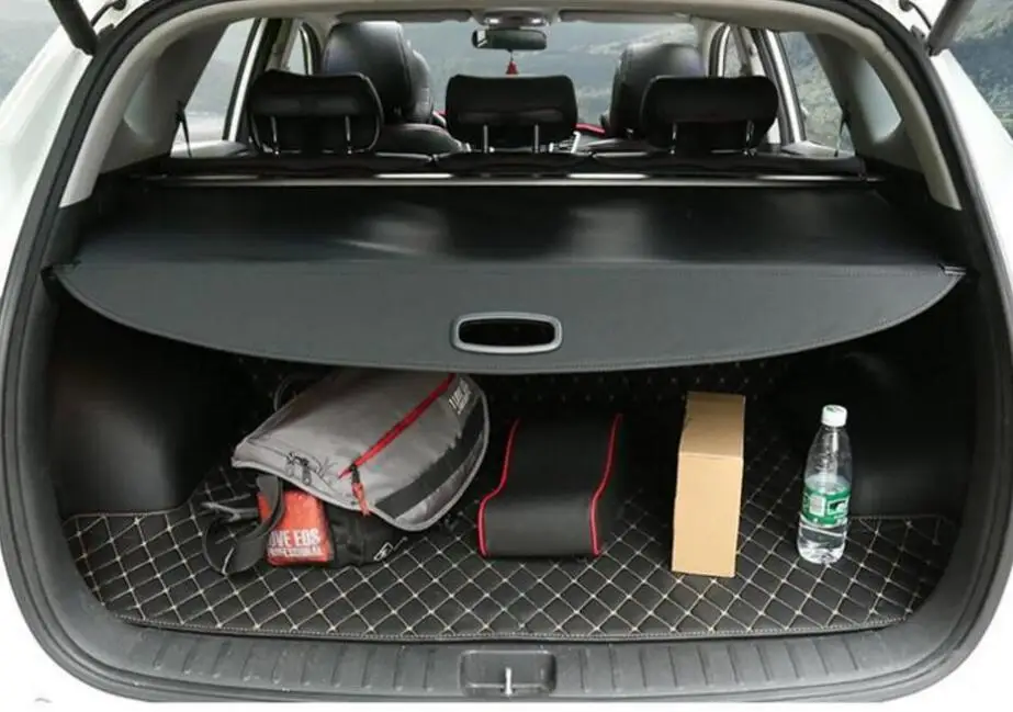 

High Qualit Rear Trunk Cargo Cover Security Shield Screen shade For Kia Carens 2007 2008 2009 2010 2011 2012 ( black, beige)