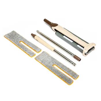 

Double Sided Mop Self Wringing Flat 360 Spin Lazy Mop Floor Cleaning Hardwood Floor Kitchen can CSV