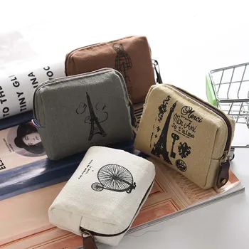 

Women Coin Purse New Style Canvas Coin Wallet High Quality Kids Female Change Purse Ladies Small Zipper Card Key Pouch Bag