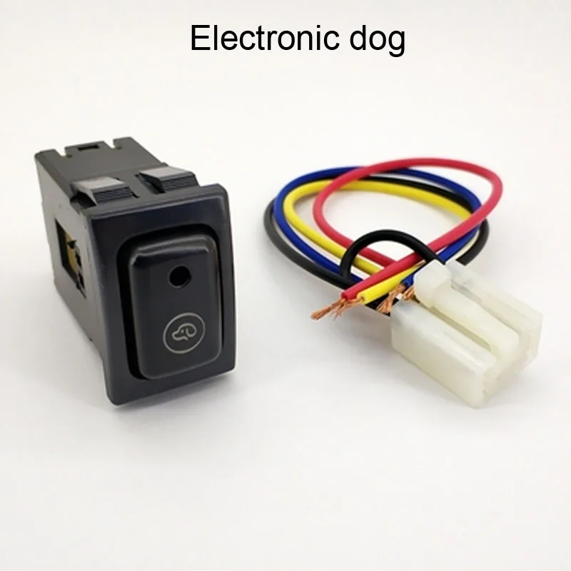 Электропитание руль Отопление зеркало заднего вида Отопление Музыка Аудио электронный переключатель в виде собаки кнопка провода для Suzuki Landy - Цвет: Electronic Dog