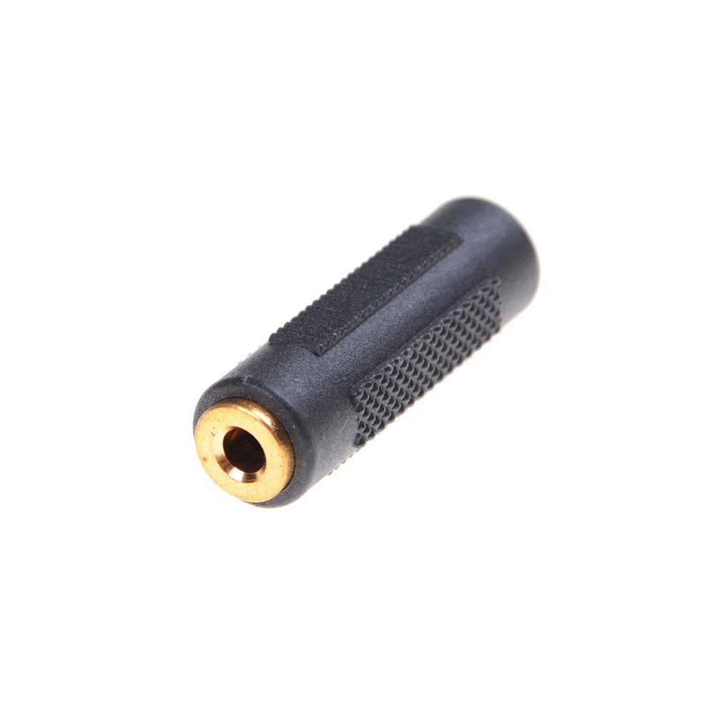 

3.5 mm Female to 3.5mm Female Jack Stereo Connector Coupler Adapter Audio Cable Extension for MP3 DVD Headphone Car AUX