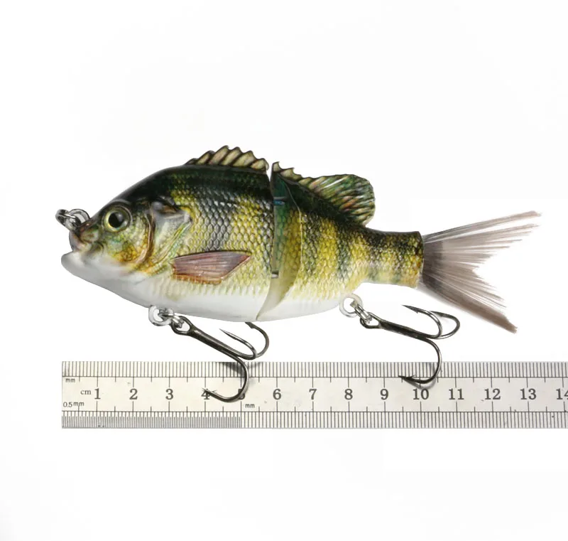 2 сегмента шарнирная рыболовная приманка 13 см 42,7 г погремушка Bluegill планер Swimbait Crankbait Бас Щука рыба приманка для морской рыбалки