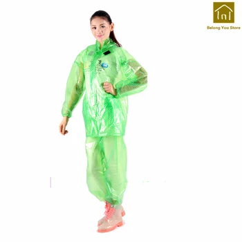 

Durable Motoraycle Outdoor Rain Poncho Travel Polyester Cover Rain Raincoat Senhoras Waterproof Raincoats Rain Gear WKR033