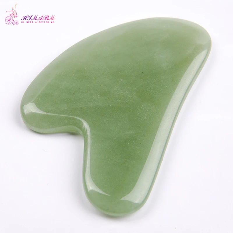 HIMABM Green Aventurine Gua Sha Guasha Board Face Body SPA Massage Relax Tool Wrinkle reduction Face Massage Tool Acupuncture HIMABM Green Aventurine Gua Sha Guasha Board Face Body SPA Massage Relax Tool Wrinkle reduction Face Massage Tool Acupuncture