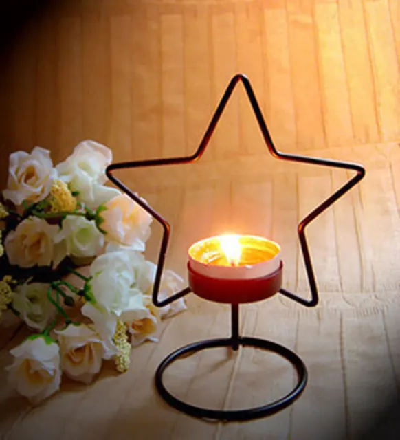 Simple Metal Candle Holders Wrought Iron Candle Stand Stand Classic