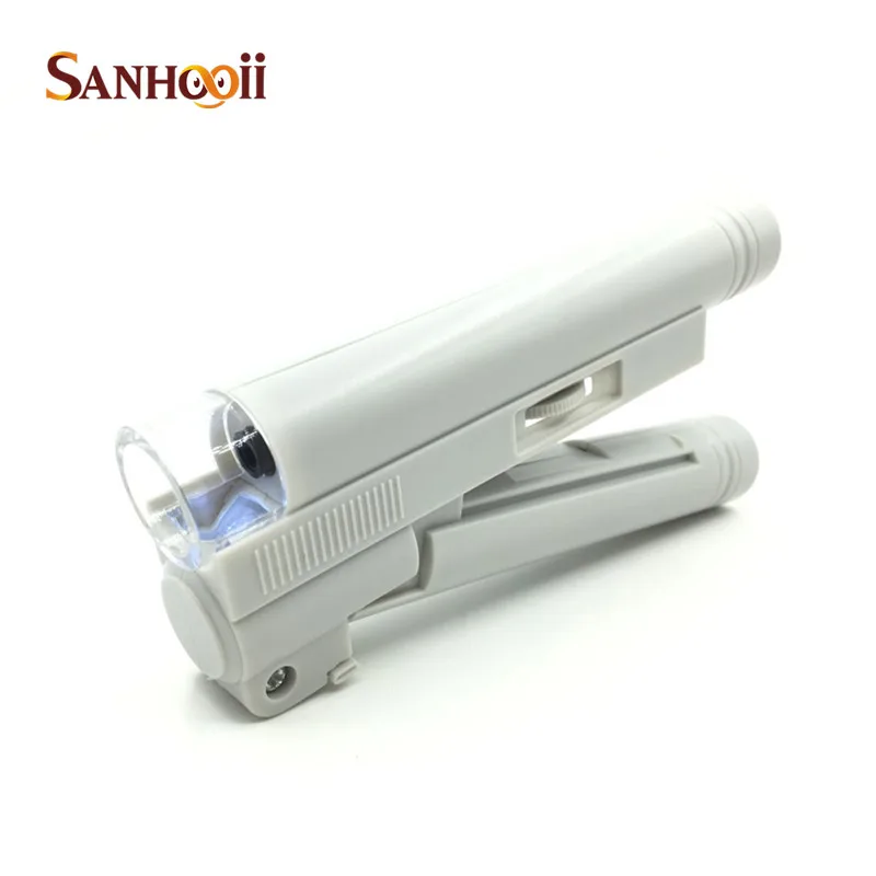 

Pocket Microscope With LED Light Jewelry Jeweler Loupe Mini Handy 100X Magnifier