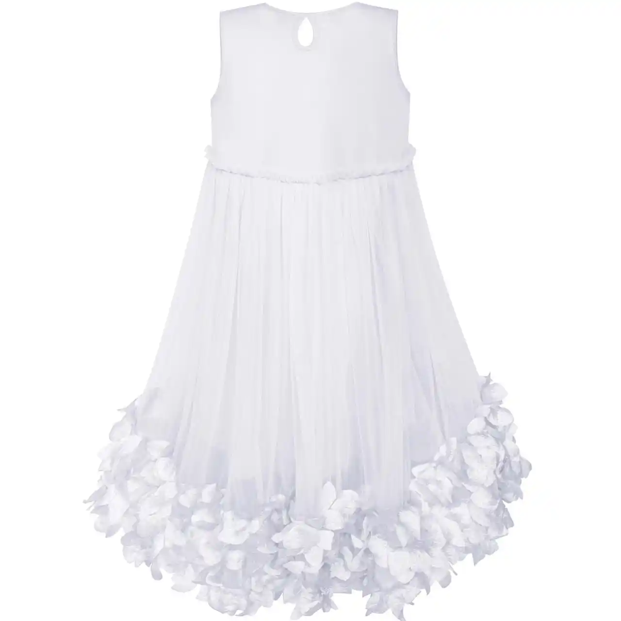 white cotton sundress wedding