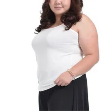 Топ на бретелях, нижнее белье для женщин, женская летняя рубашка, женские сексуальные топы белого и черного цвета, женские топы без рукавов размера плюс 3XL 4XL Cami