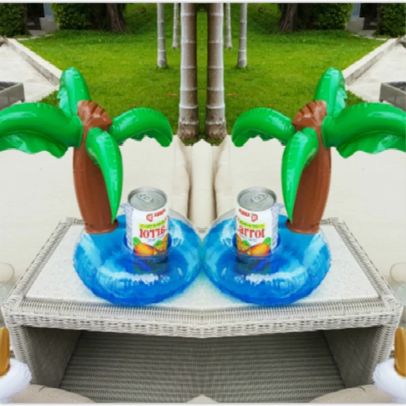 4 шт. кокосовое пальмовое дерево для вечеринок надувная водная плавающая чашка