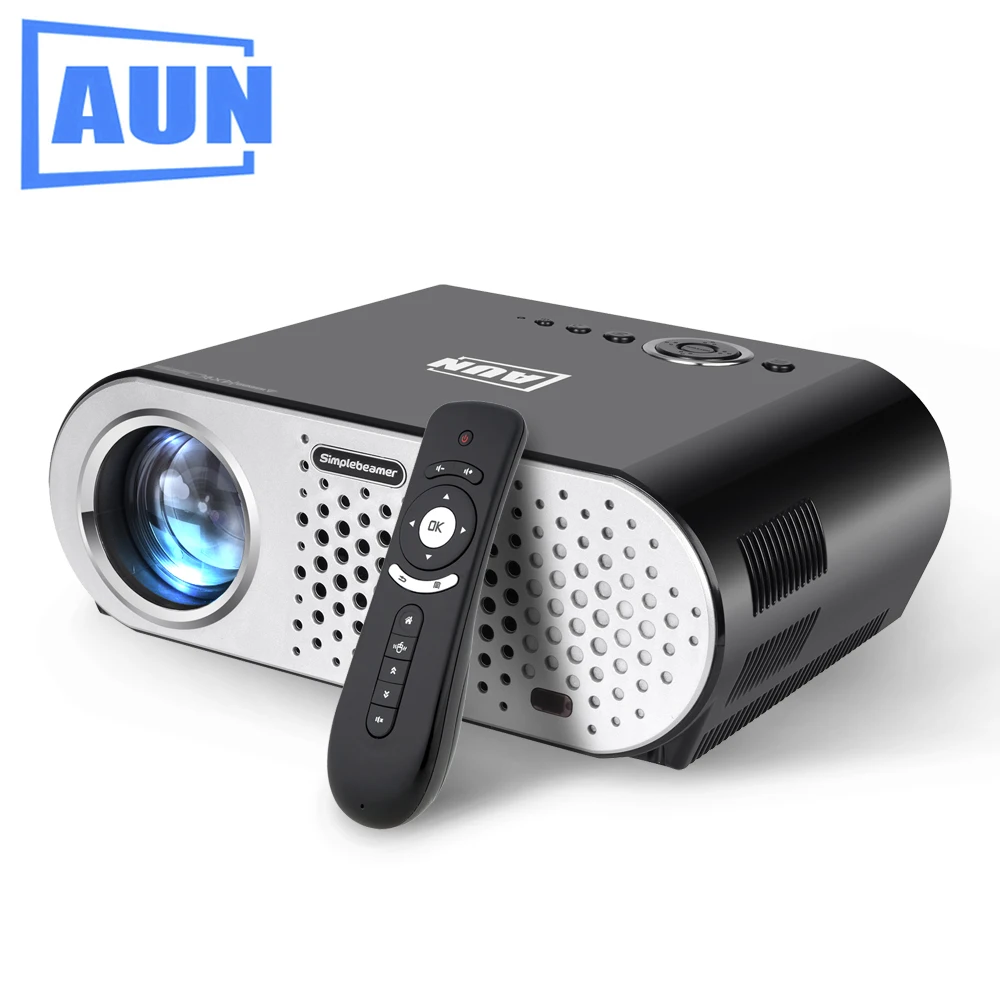 Prix pour AUN LED Projecteur T90 (En Option Android Projecteur T90S, WIFI intégré, Bluetooth, soutien Airplay, Miracast avec 2.4G Air Mouse) Prix pour AUN LED Projecteur T90 (En Option Android Projecteur T90S, WIFI intégré, Bluetooth, soutien Airplay, Miracast avec 2.4G Air Mouse)