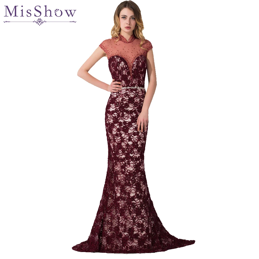 Sexy Mermaid Avondjurken Lange Plus size Avondjurken 2019 Hoge Hals Kralen Sheer Terug Vrouwen Formele Prom Party Jurken Sexy Mermaid Avondjurken Lange Plus size Avondjurken 2019 Hoge Hals Kralen Sheer Terug Vrouwen Formele Prom Party Jurken