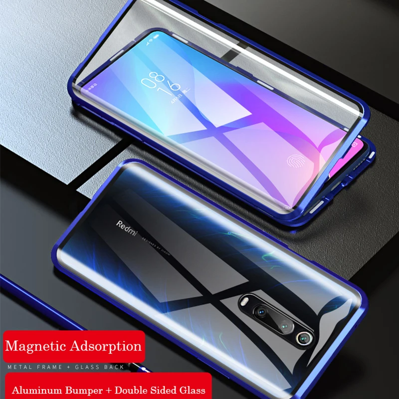 360 Metal Cover For Xiaomi Redmi Note 13 5G Magnetic Adsorption Case For  Redmi Note13 Coque Glass Cases For Redmi Note 13 Funda - AliExpress