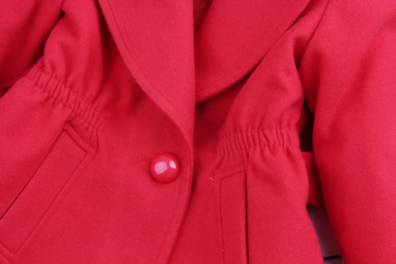 Шерстяное пальто для девочек детская одежда зимние пальто и куртки для девочек Одежда для детей Шерстяная Смесь кашемировая Одежда для девочек От 3 до 16 лет