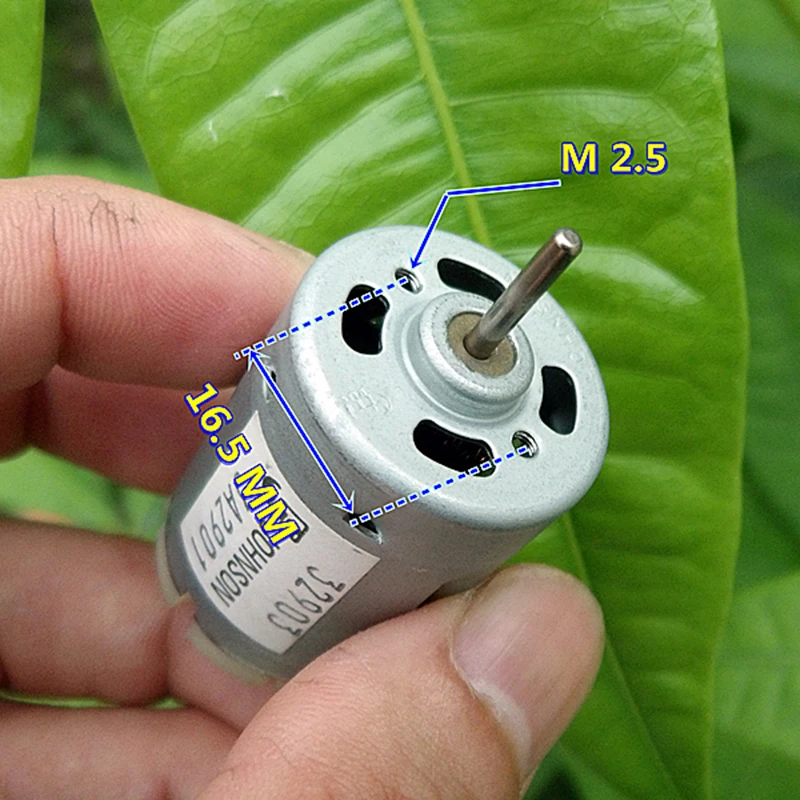 Мини JOHNSON RS 380 DC 6V ~ 9V 7 4 V 32500 об/мин высокоскоростной большой мотор с крутящим