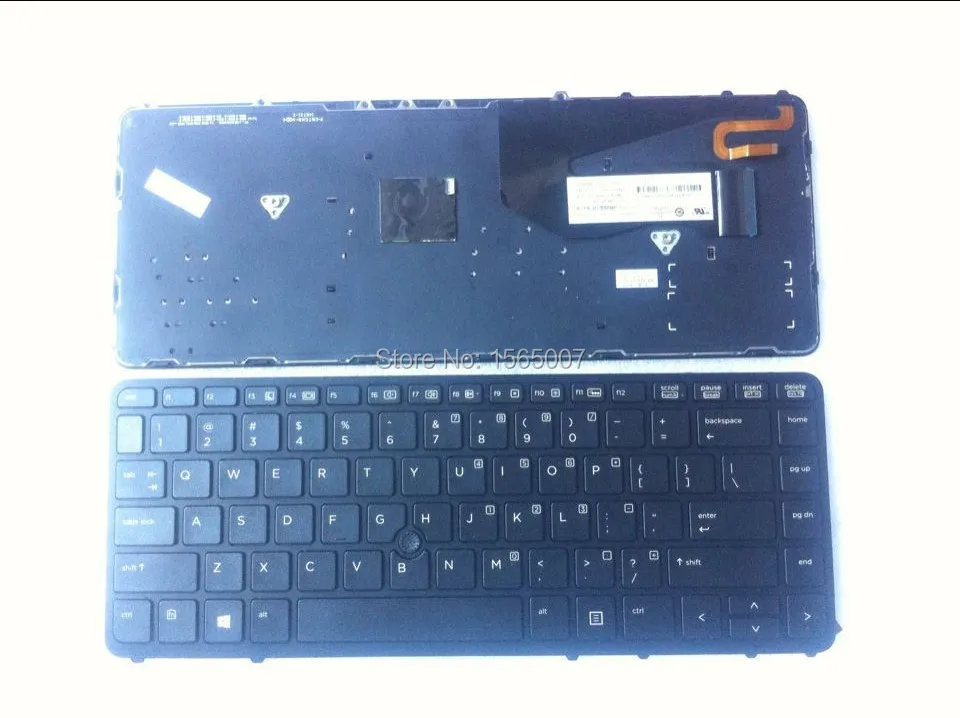 Per Hp Elitebook 840 G1 845 G1 740 G1 745 G1 850 G1 855 G1 Originale Del Computer Portatile Tastiera Degli Stati Uniti Nero Cornice Con Retroilluminaz