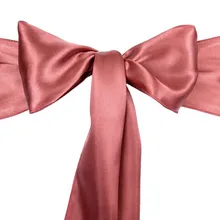 100 шт. Marsala элегантный стул для новобрачных пояса галстук-бабочка на спине настольная дорожка для свадебной вечеринки Банкетный Декор