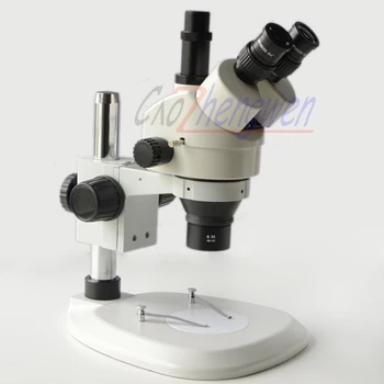 

FYSCOPE 3.5X-45X Pillar Sector Base Trinocular Stereo Zoom Microscope Video Microscope WF10X/20mm