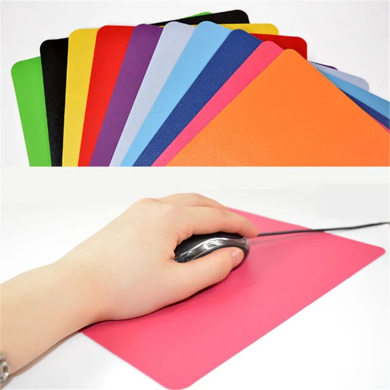 

NEW Optical Solid Color Mousepad Office Computer Anti-Slip Wrist Rests Mice Pads Mouse Pad Gaming Laptop PC Mats