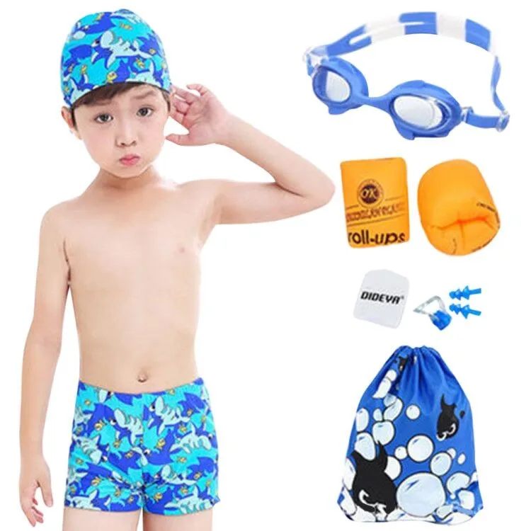 Летние плавки для мальчиков 40-90 кг, детский купальный костюм с рисунком, купальный костюм, детские шорты с крышкой Simminswg