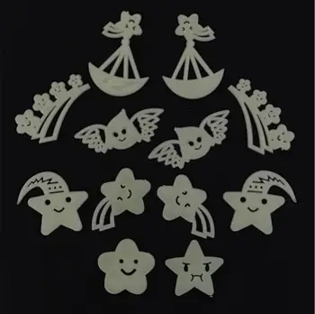 

Wall Decal Sticker for Boys Bedroom Girl Bedroom Universe Stars Angel Planet Fluorescent Background Wall Sticker