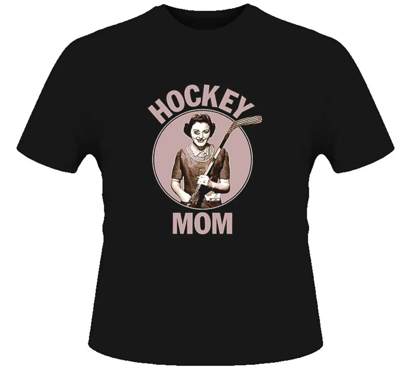 

Hockey Mom T-Shirt 100% Cotton Short Sleeve O-Neck Tops Tee Shirts 2018 New Mens