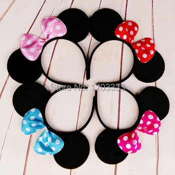 

Wholesale Minnie Mouse Costume Ears/Headband Girls Apparel Accessories Mickey Mouse Ears Headband Party Headwear Clips