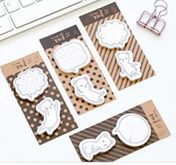 

New cute happy bear notepad paper sticky message note Memo pad Wholesale