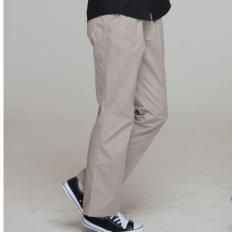 Restaurant Hotel Kitchen Khaki Color Chef Pants waiterss trouserschef