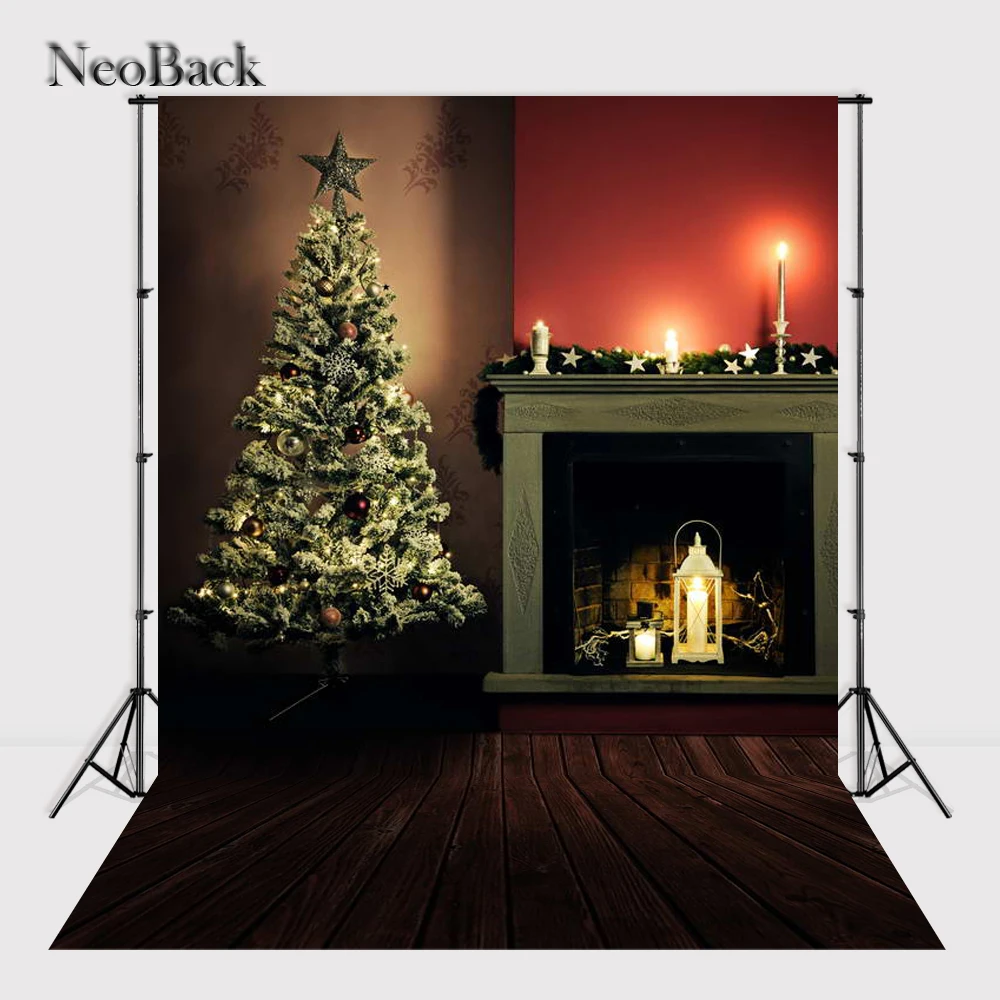 

NeoBack 5x7ft Vinyl Newborn Baby Christmas Party Photographic Background Children Kids Holiday Scene Studio Photo Backdrop P1130