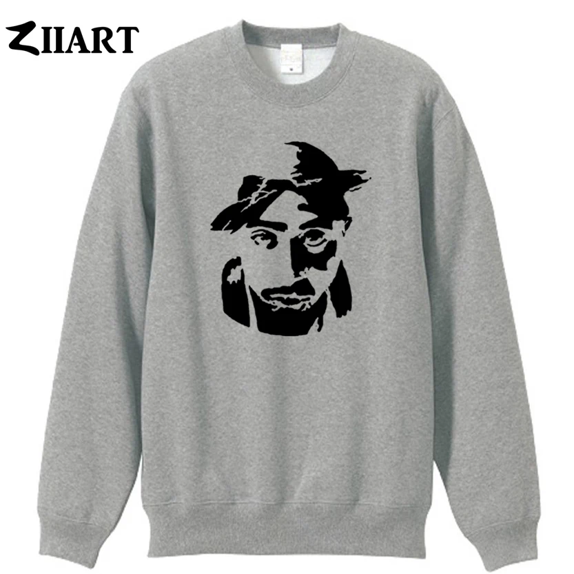 Tupac Shakur stencil 2Pac Makaveli одежда для пары мальчиков мужская хлопковая осенне-зимняя